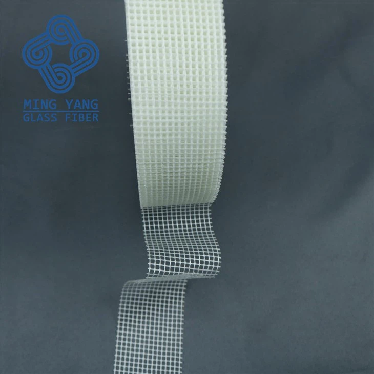 Self Adhesive Fiberglass Drywall Joint Mesh Tape With Soft Flexible Alkali Resistant Wall Material
